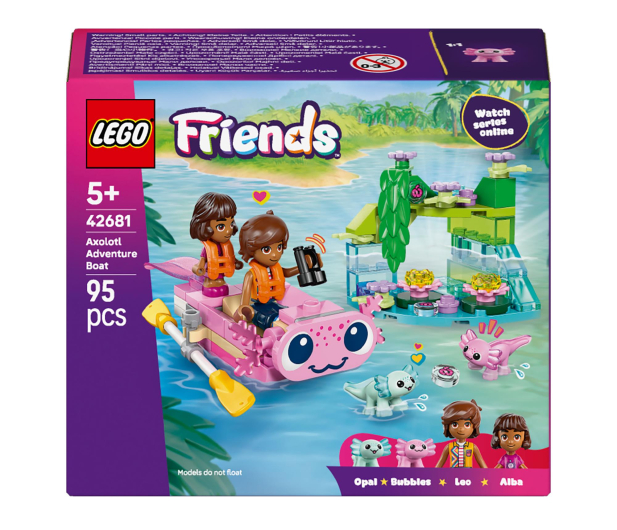 LEGO FRIENDS 42681 Przygoda na aksolotlowej łodzi - 1473460 - zdjęcie